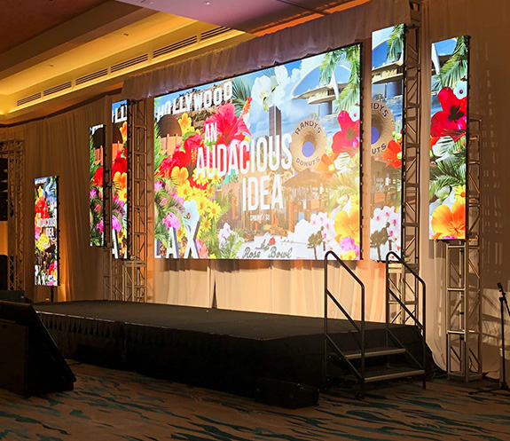 Creative Ways to Use An LED Video Wall at Your Next Event